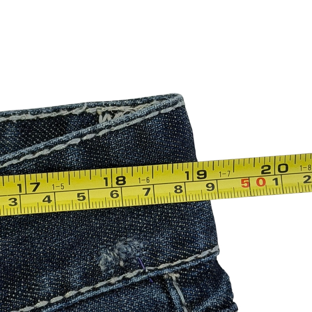 Rock & Roll Cowboy Double Barrel Relaxed Straight Jeans 38x32 Dark Wash M0S-8525 - Picture 10 of 12